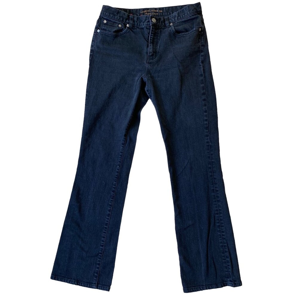 Ralph Lauren Jeans Womens VTG Y2k Moms Jeans 8 Black Denim Classic Bootcut